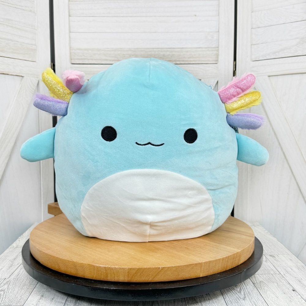 Squishmallow Irina the Axolotl Plush 14 Inch Blue Ocean Sea Life